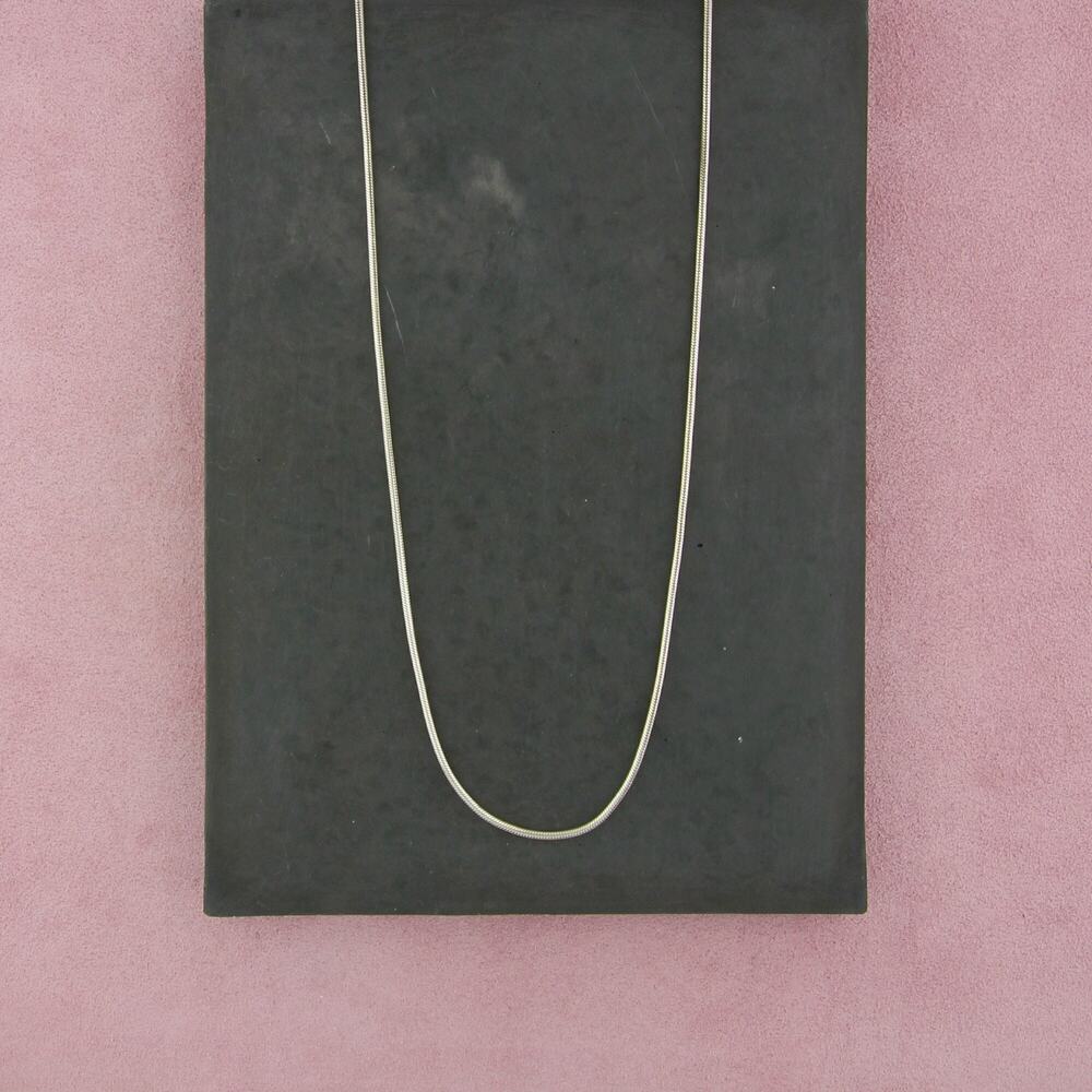 sterling silver 2mm snake chain necklace size 24in